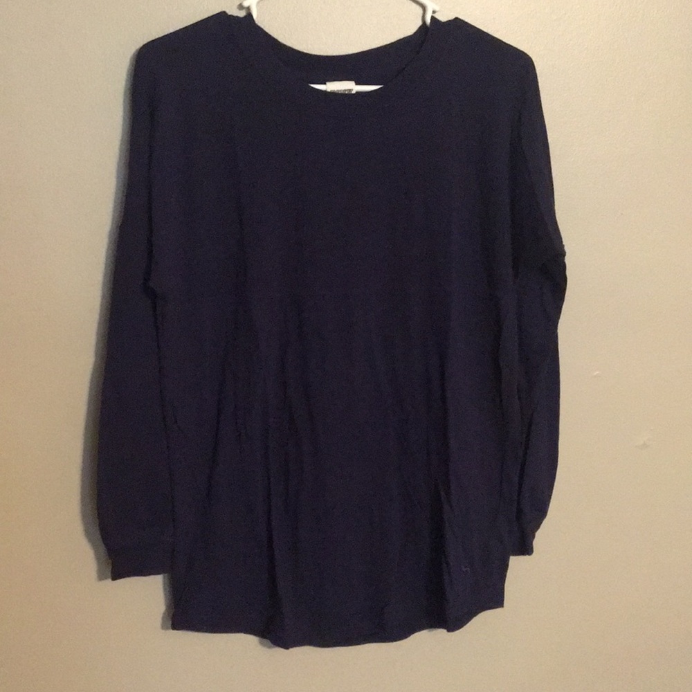 5 for $25** PINK navy blue long sleeve